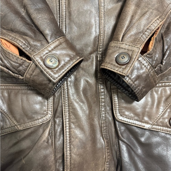 Vintage Members Only Leather Jacket. - Picture 10 of 16